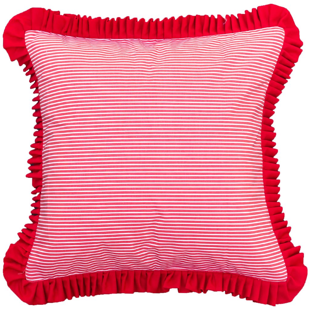 Christmas Stripes Cushion Cover