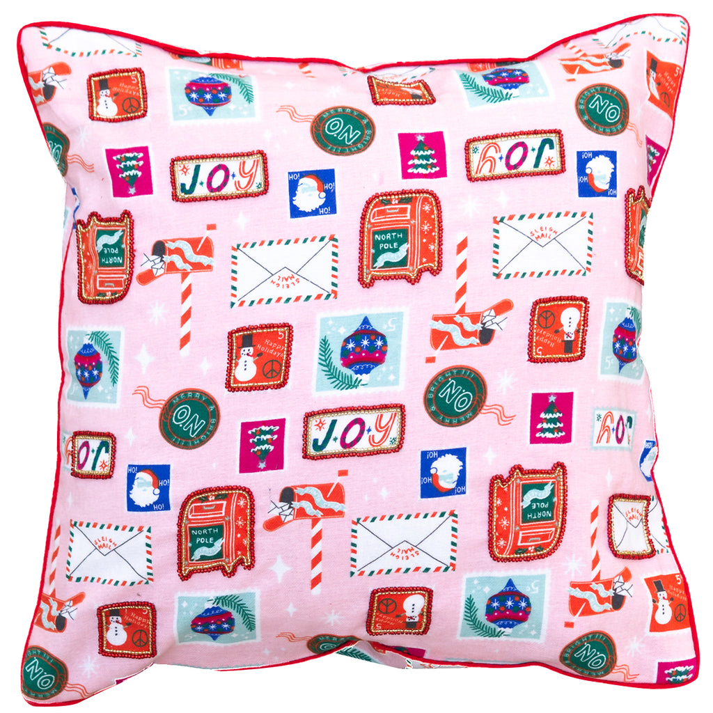 North Pole (Pink) Cushion Cover